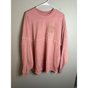 Walt Disney World Briar Rose Gold Glitter Spirit Jersey Oversized LS medium